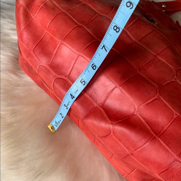 Dooney and Bourke croc embossed tote - Picture 5 of 9